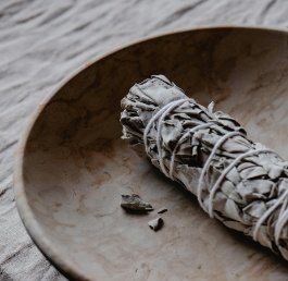 Sauge blanche et bâton de Palo Santo pour purifier les énergies